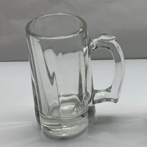 Libbey glass beer Stein mug with thumb grip